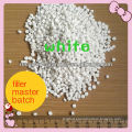 white color Caco3 compound filler masterbatch from China